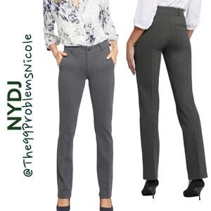NYDJ Sculpt Her Classic Trousers in Charcoal